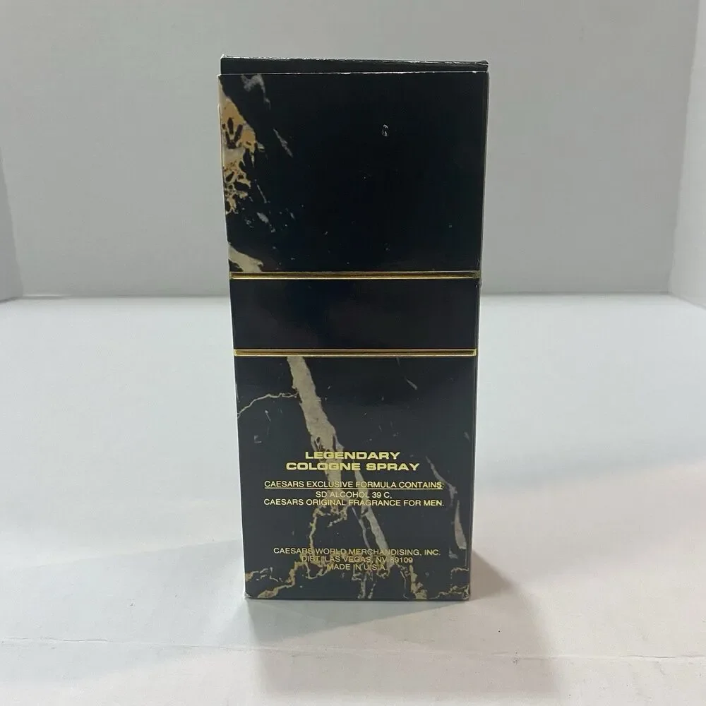 Vintage DISCONTINUED Caesar's Man LEGENDARY Cologne Spray 4fl Oz Open Box
